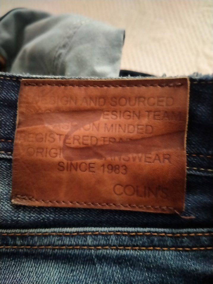 Erkek mavi Rahat Kesim Kot Pantolon - Görsel 4