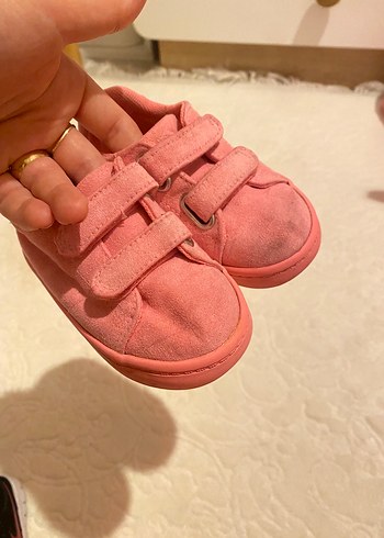 H&M Pembe Süet Kız Çocuk Spor Ayakkabı