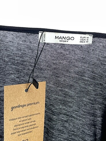 m Beden siyah Renk Mango T-shirt %70 İndirimli.