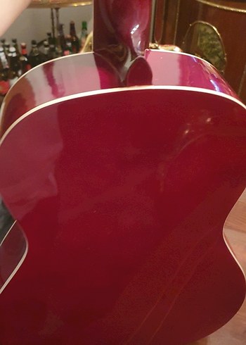 Palmer Kırmızı Parlak Klasik Gitar - Görsel 6