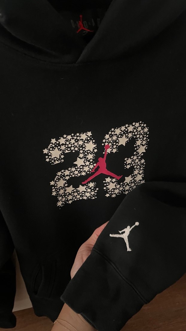 Nike Kapüşonlu Erkek Sweatshirt 23 Baskılı - Görsel 3