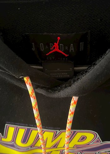 Siyah Nike Baskılı Kapüşonlu Sweatshirt - Görsel 3