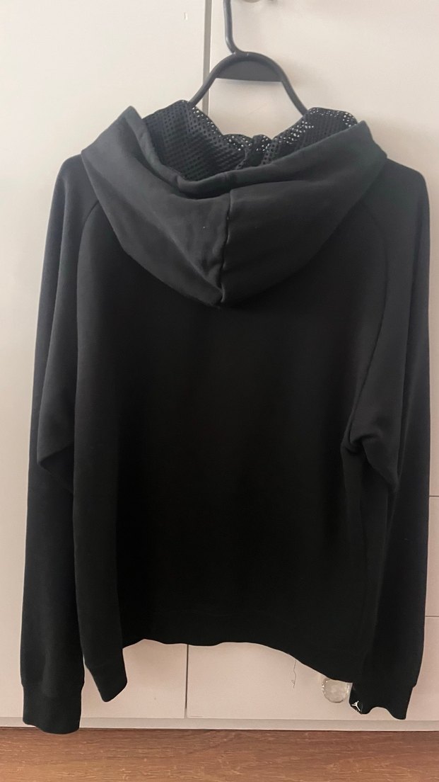 Siyah Nike Baskılı Kapüşonlu Sweatshirt - Görsel 4