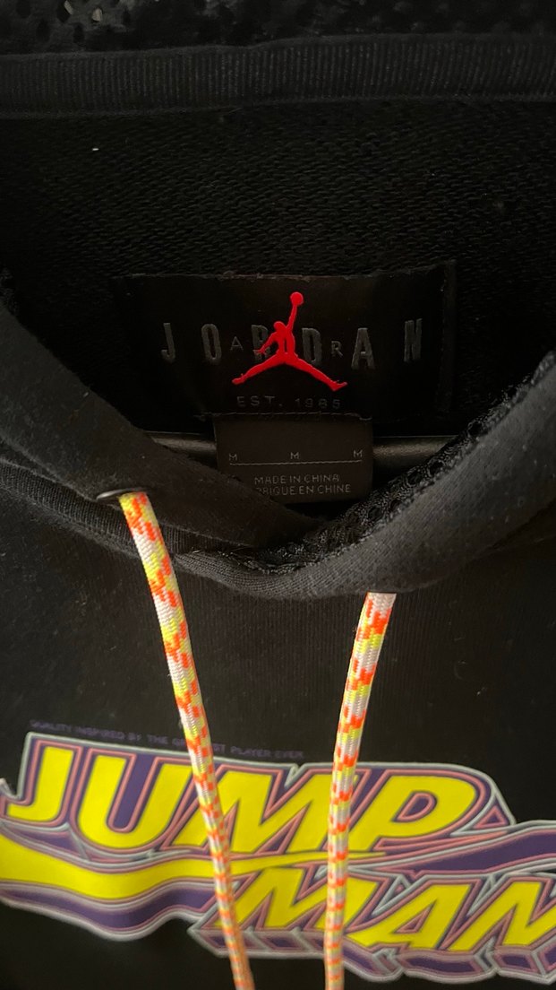 Siyah Nike Baskılı Kapüşonlu Sweatshirt - Görsel 3