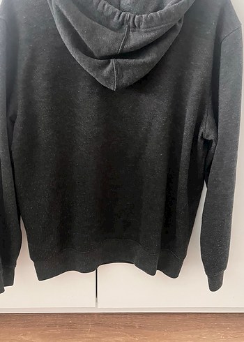 GAP Baskılı Kapüşonlu Gri Sweatshirt - Görsel 3