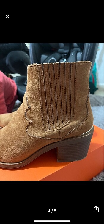 38 Beden camel Renk Bershka taba bot