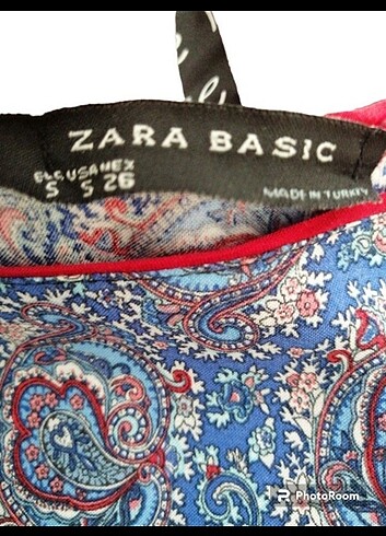 s Beden Zara etnik desenli elbise 