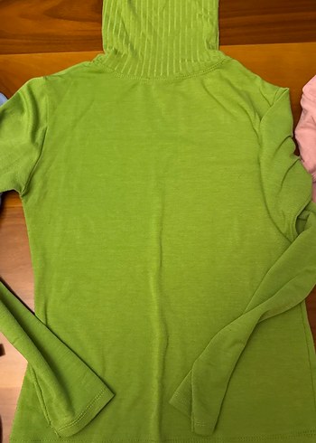 Düz Renkli Balıkçı Yaka Bluzları - Görsel 4