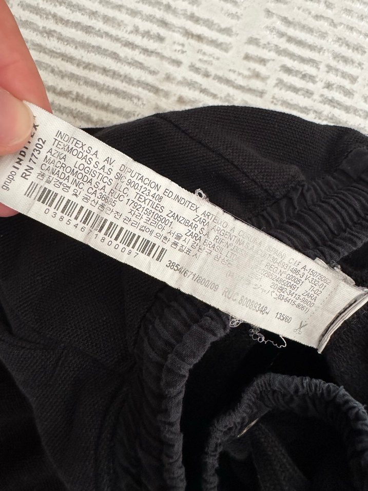 Siyah Erkek çocuk eşofman , Velcro Detaylı - Görsel 3