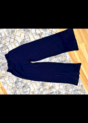 Kadın Lacivert Bol Kesim Denim Pantolon - Görsel 2