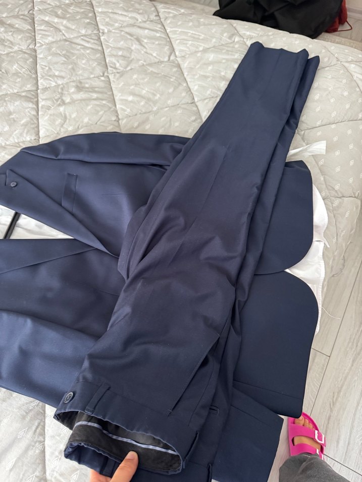 Erkek Lacivert Modern Klasik Ceket - Görsel 5