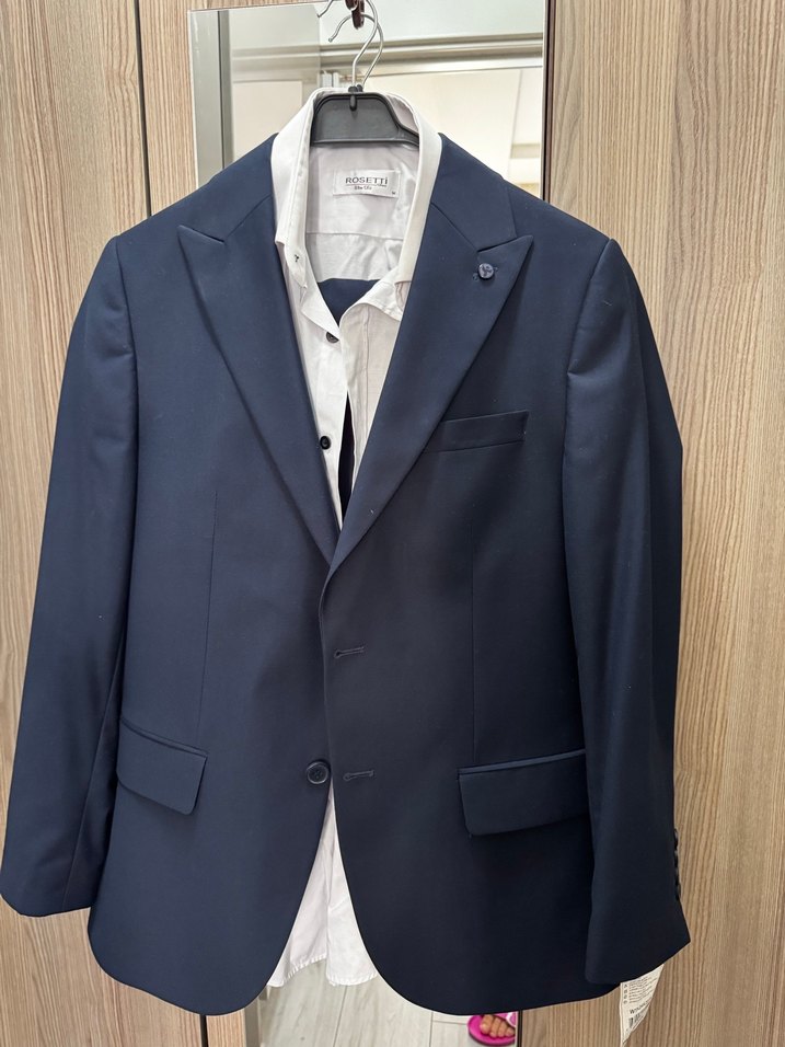 Erkek Lacivert Modern Klasik Ceket - Görsel 2