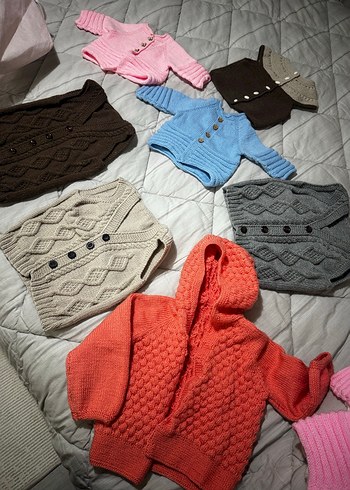 Kız Çocuk Fitilli Örgü Hırka Gri - Görsel 4