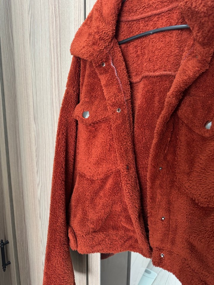 Düğmeli Kahverengi Kadın Midi Ceket - Görsel 3