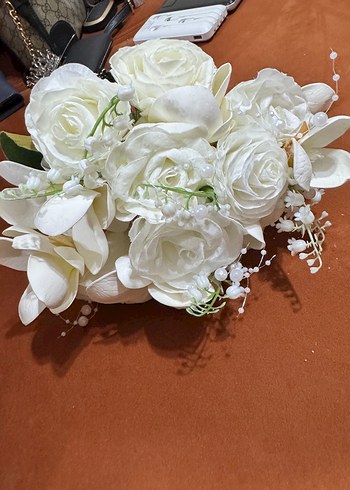 Bordo Dantel Gotik Gelin Aksesuarları Seti - Görsel 14