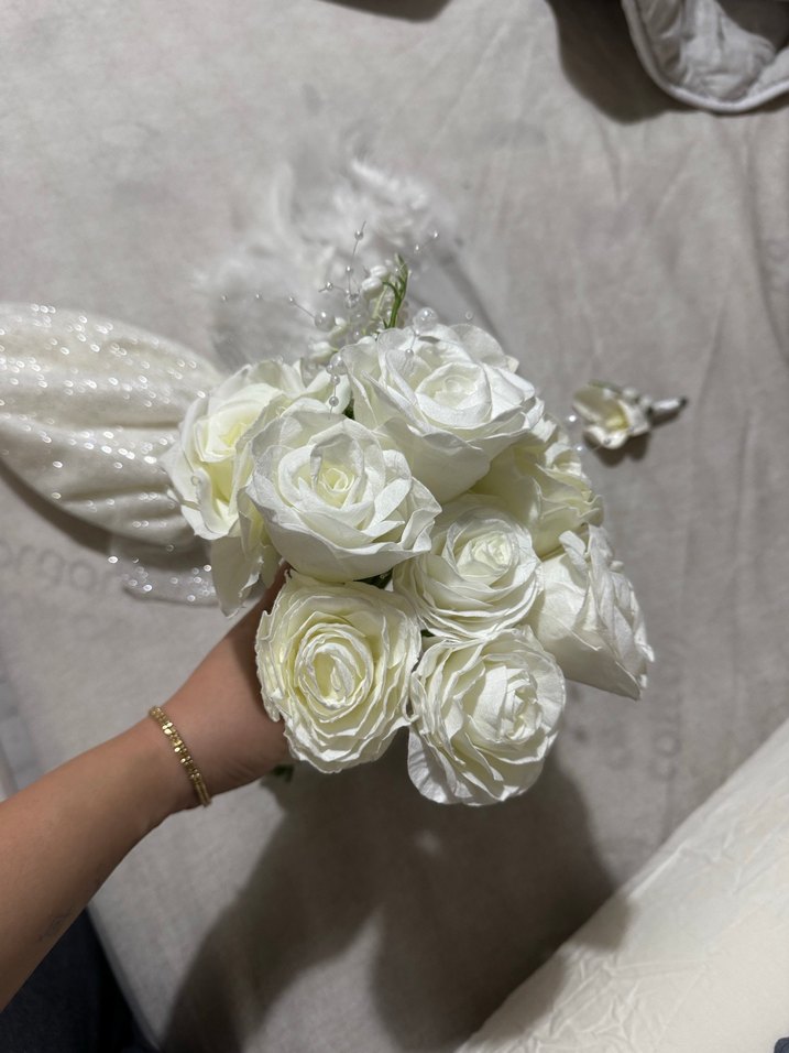 Bordo Dantel Gotik Gelin Aksesuarları Seti - Görsel 5