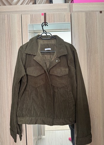 Düğmeli Kahverengi Kadın Ceket - Görsel 2