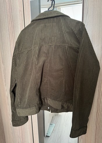 Düğmeli Kahverengi Kadın Ceket - Görsel 4