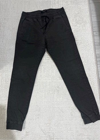 Siyah Bel Detaylı Erkek Denim Pantolon - Görsel 2