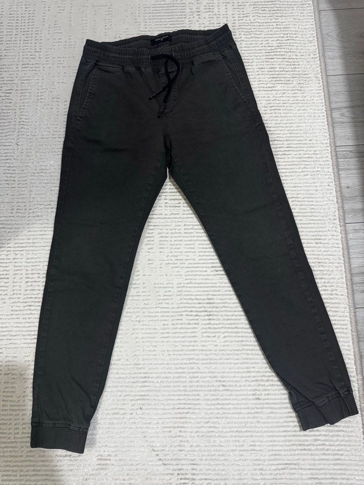 Siyah Bel Detaylı Erkek Denim Pantolon - Görsel 2