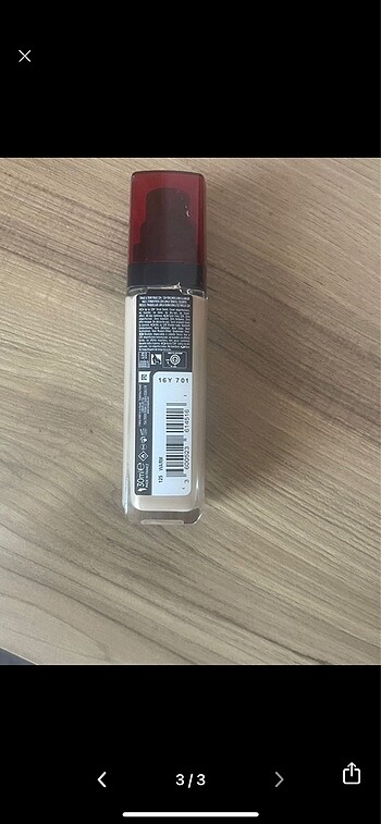  Beden LOREAL PARIS Infaillible 125
