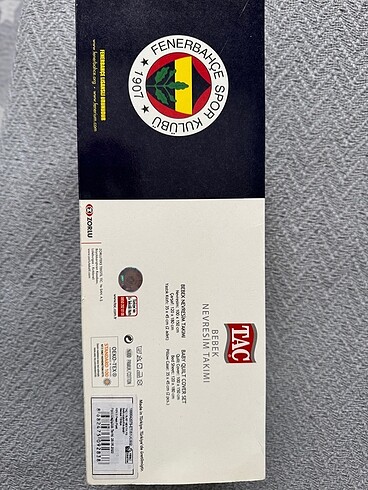 Fenerbahçe Bebek nevresım takımı sıfır ürün orjinal fenerbahce