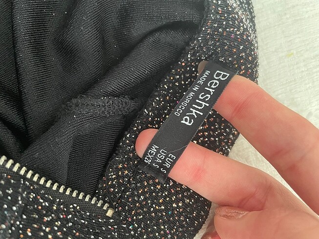 s Beden çeşitli Renk Bershka simli pantolon