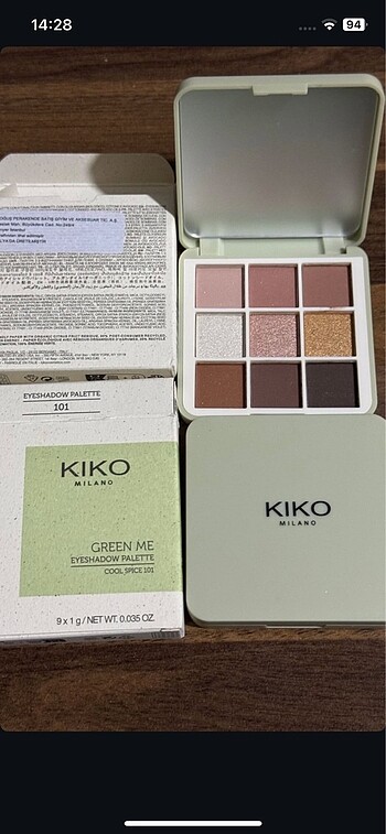 Kiko far paleti