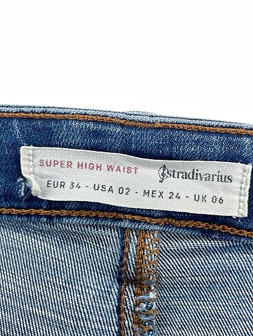 34 Beden mavi Renk Stradivarius Skinny %70 İndirimli.