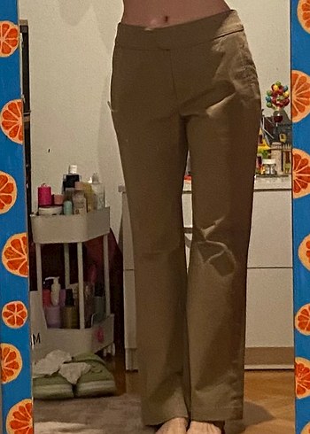 Kadın Kahverengi beymen business pant