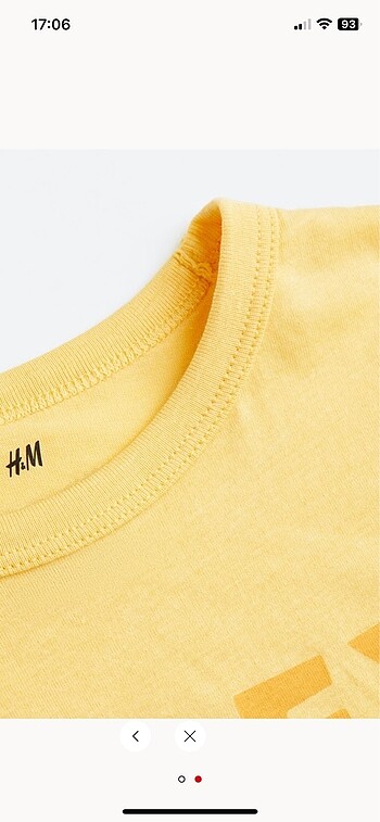 H&M H&M tişört 4-6 yaş