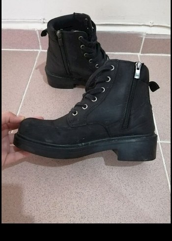 Koyu Kahverengi Sokak Stili Erkek Ayakkabı Bağcığı - Görsel 3