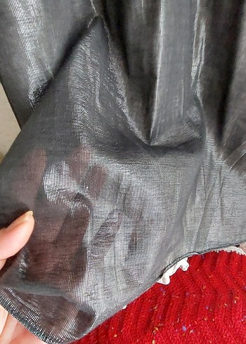 Gri Dökümlü Midi  Tunik ,elbise - Görsel 5