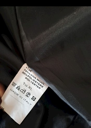 italyan Uzun Düğmeli Kadın Yün Kaban - Görsel 2