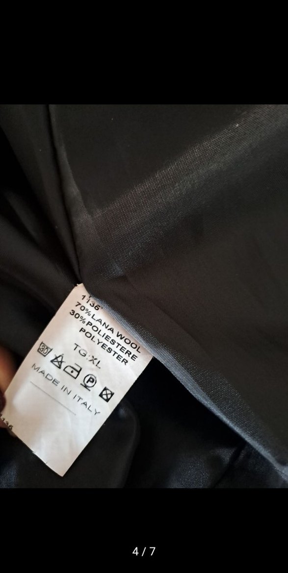 italyan Uzun Düğmeli Kadın Yün Kaban - Görsel 2