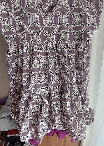 Nakışlı Bohem Hamile Tuniği - Görsel 2