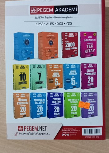 KPSS 2024 Eğitim Bilimleri 2000 Soru Bankası
