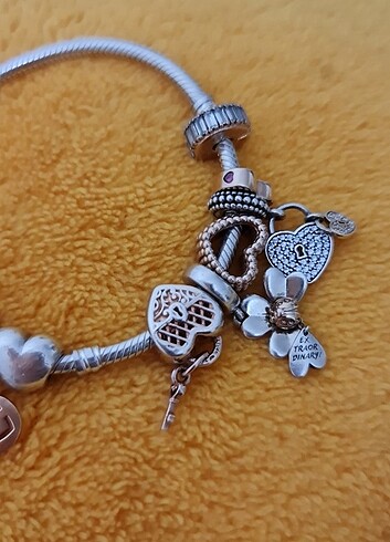  Beden turuncu Renk orjinal pandora rose charm
