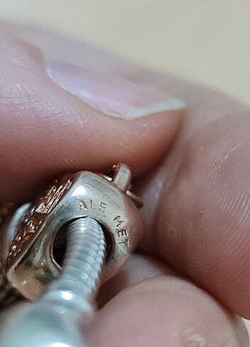 orjinal pandora rose charm - Görsel 6