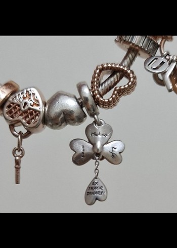 pandora yonca charm - Görsel 4