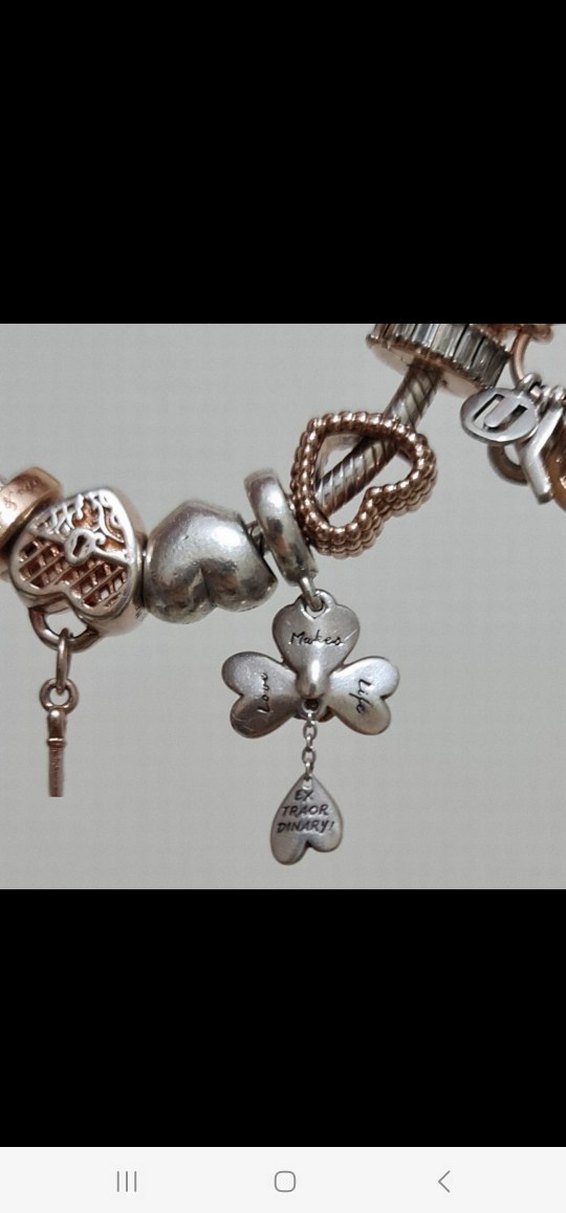 pandora yonca charm - Görsel 4