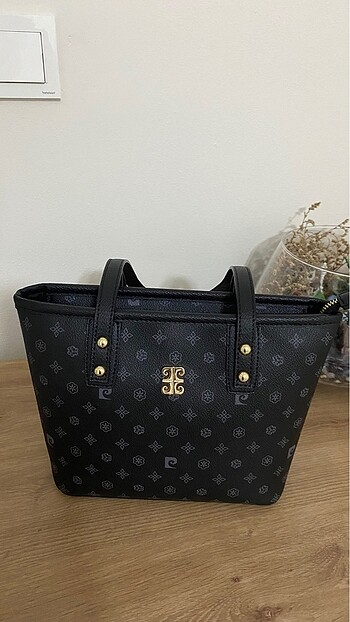 Pierre Cardin Pierre Cardin Kadın Siyah Monogram Omuz Çantası 05PO23Y1715