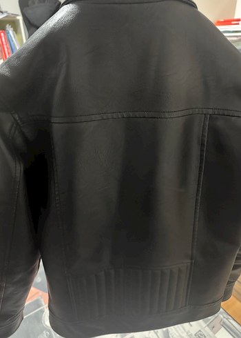 Defacto erkek çocuk deri ceket - Görsel 8