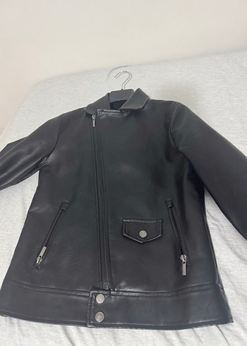 Defacto erkek çocuk deri ceket - Görsel 3