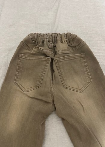 Kahverengi Erkek Çocuk Dar Kesim Kot Pantolon - Görsel 3