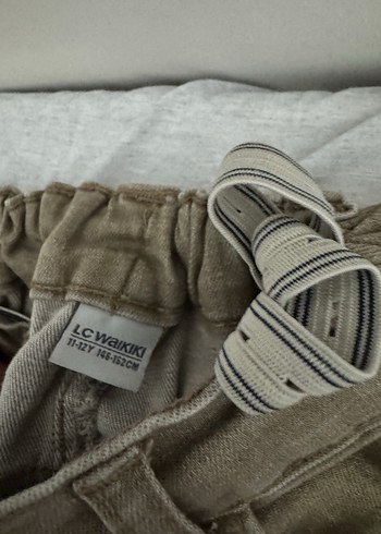 Kahverengi Erkek Çocuk Dar Kesim Kot Pantolon - Görsel 4