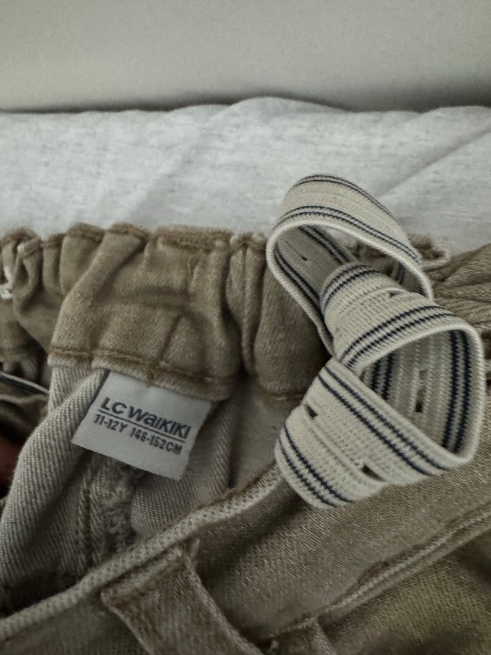 Kahverengi Erkek Çocuk Dar Kesim Kot Pantolon - Görsel 4