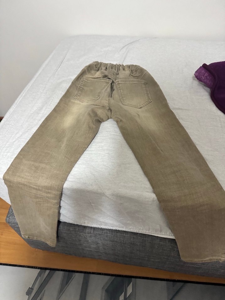 Kahverengi Erkek Çocuk Dar Kesim Kot Pantolon - Görsel 2