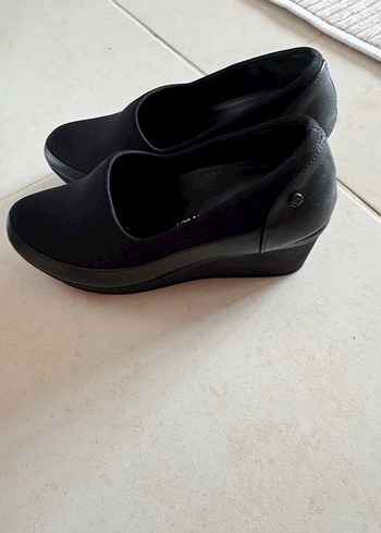 Kadın Siyah Platform Topuklu Günlük Ayakkabı - Görsel 2