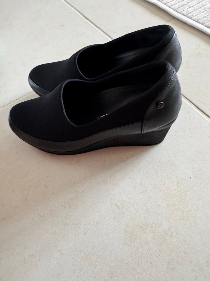 Kadın Siyah Platform Topuklu Günlük Ayakkabı - Görsel 2
